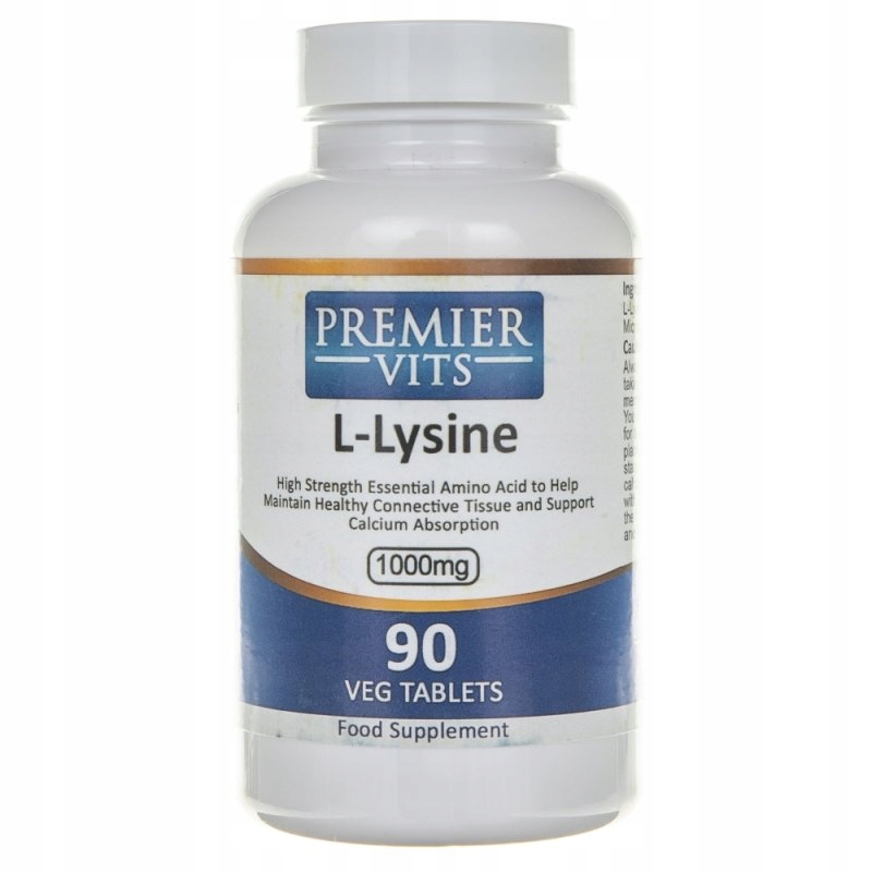 Premier Vits L-Lizyna (L-Lysine) stres 1000 mg 90x