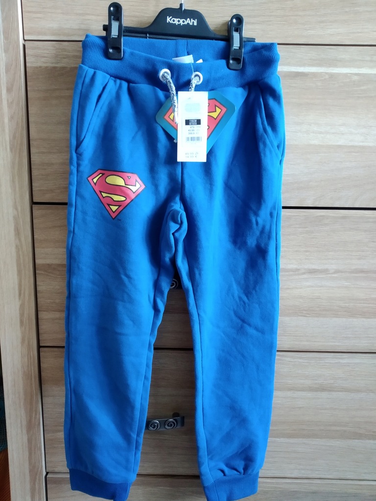 Cool Club Superman spodnie dresowe r.116