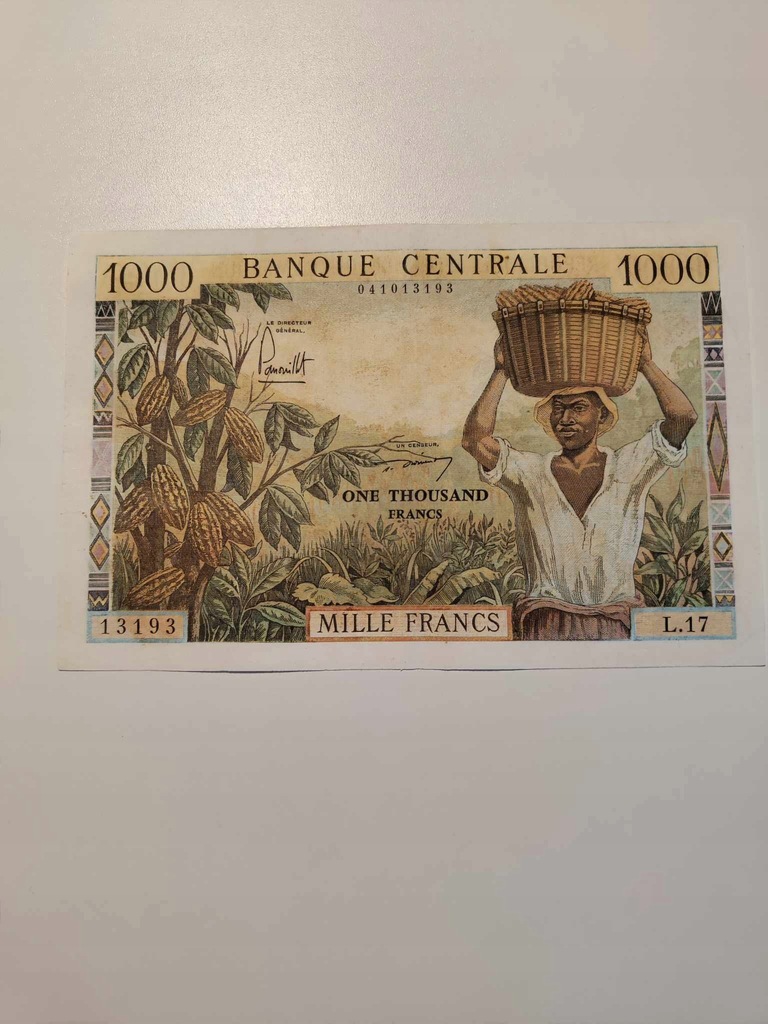 Kamerun - 1000 Franków - rzadki
