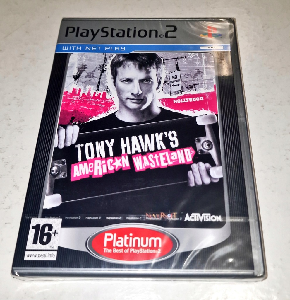 Gra TONY HAWK'S AMERICAN WASTELAND PS2 ANG -NOWA-FOLIA-