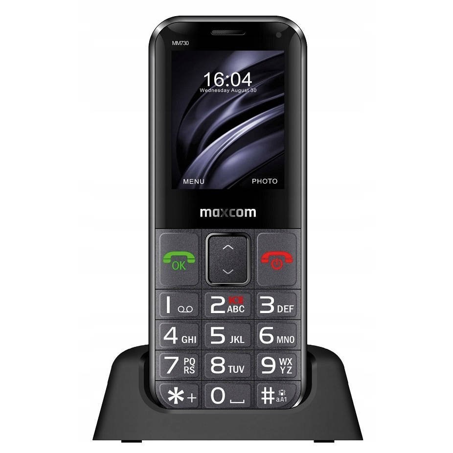 Telefon komórkowy MAXCOM MM730 czarny