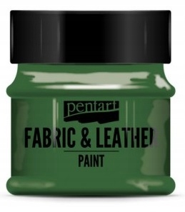 PENTART Farba do TKANIN SKÓRY PVC 50ml Zielona