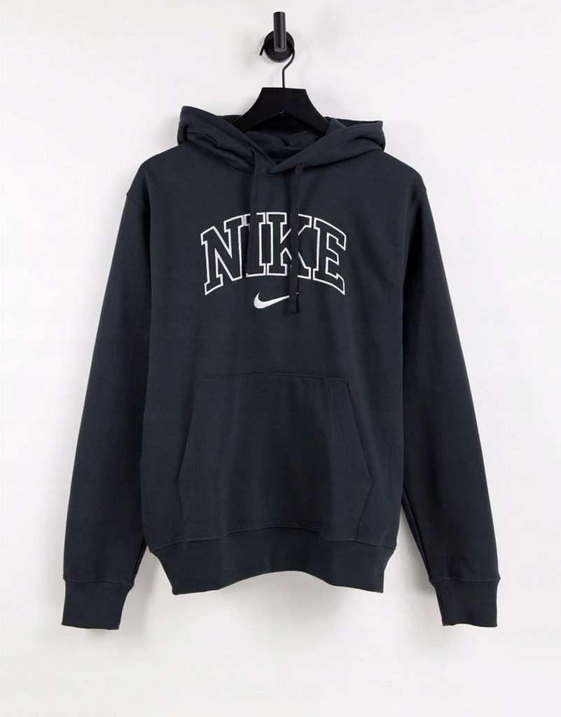 NIKE RETRO BLUZA SZARA MĘSKA Z KAPTUREM S 1RBE