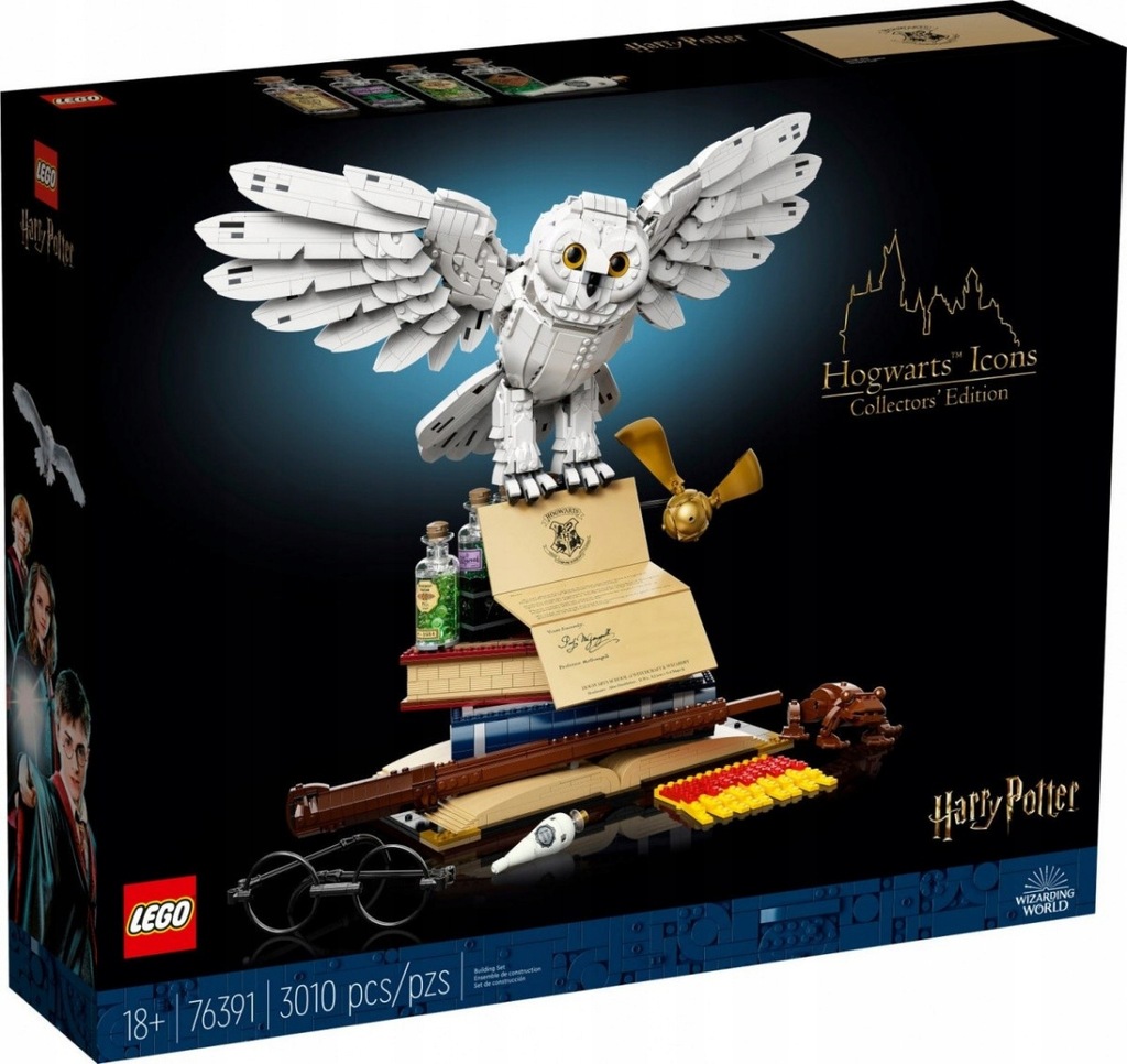 Klocki Harry Potter 76391 Ikony Hogwartu - Hedwiga