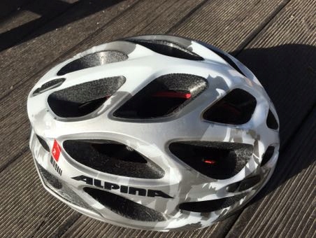 Kask Alpina Mythos rowerowy 57-62 cm uszkodzony