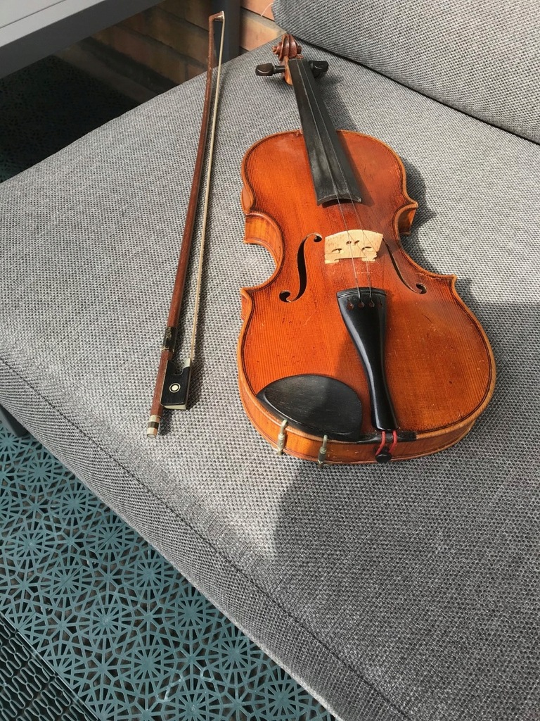 STARE NIEMIECKIE LUTNICZE SKRZYPCE HOPF 4/4 - 9505217310