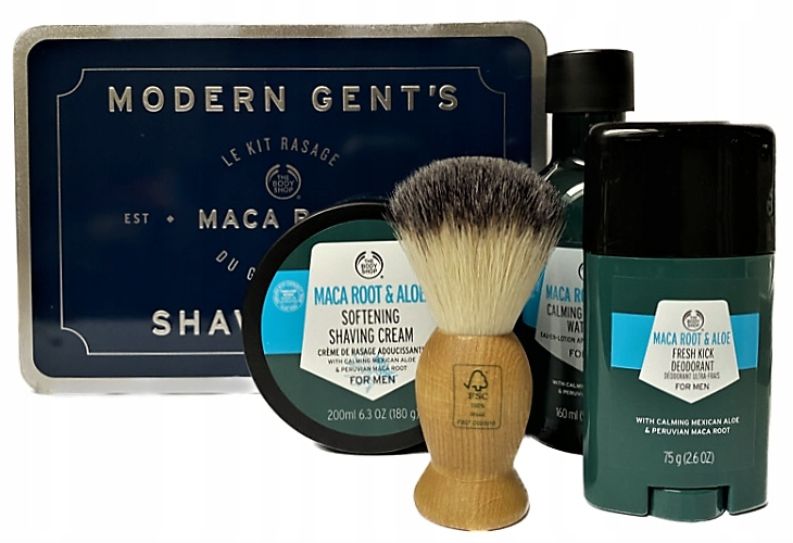 THE BODY SHOP Maca Root & Aloe Męski Zestaw do golenia