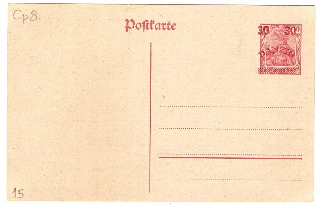 Danzig - Postkarte Cp8