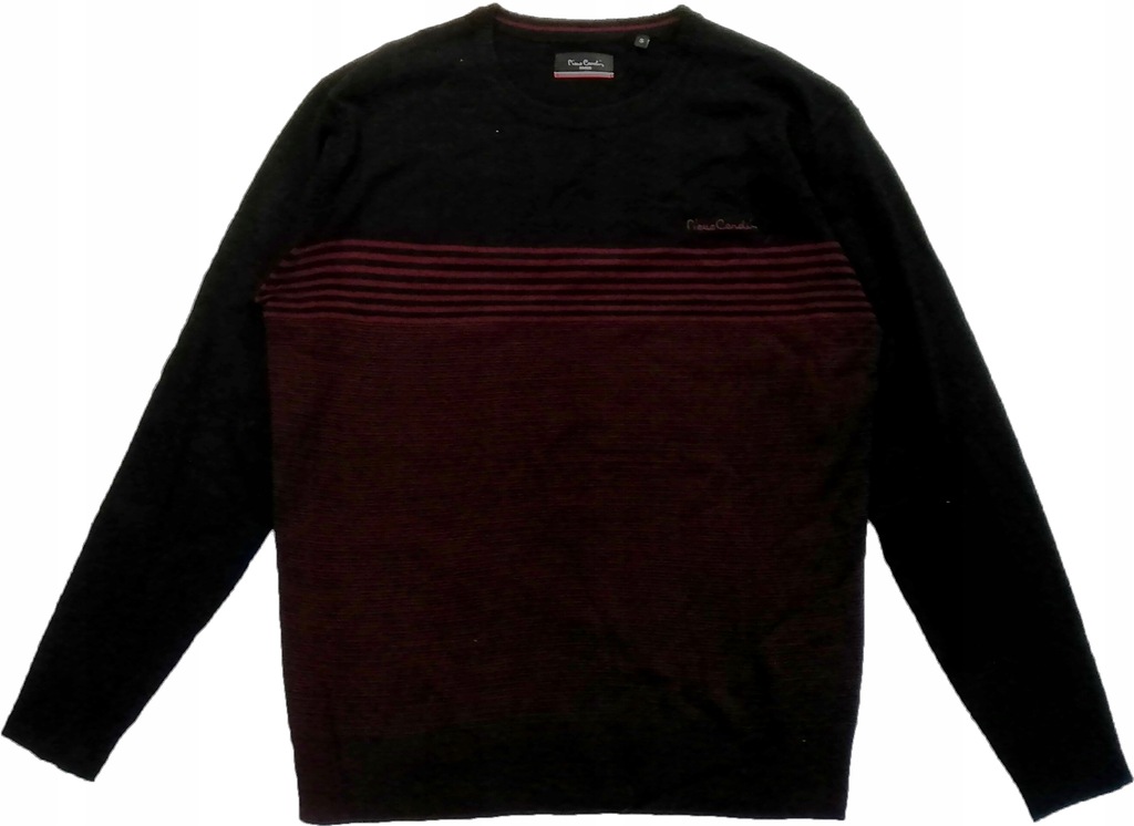 Sweter marki PIERRE CARDIN bordowy XXL P27