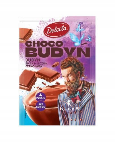 Delecta KLEKS Budyń o smaku mleczna czekolada 42 g