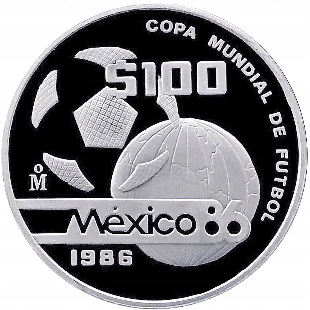 Meksyk 100 dolarów Mundial 1986