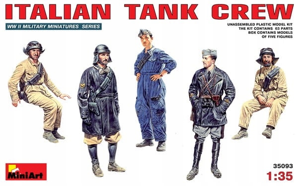 Miniart 35093 Italian Tank Crew 1/35