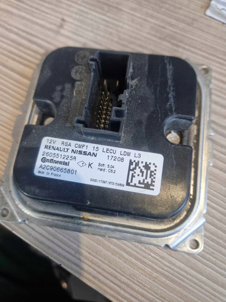 Moduł lampy led Renault OE 260551225R A2C90665801