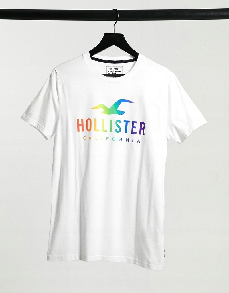 B-3-14-32 HOLLISTER T-SHIRT MĘSKI LOGO ROZM M