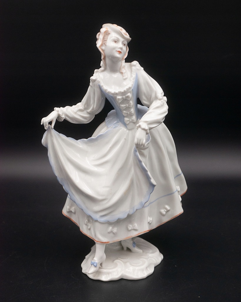 Porcelanowa figurka kobiety w sukni Rosenthal