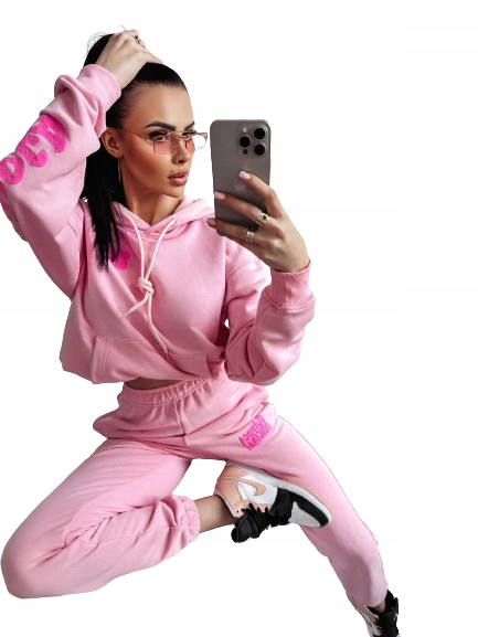 Komplet dresowy Emea Ola Voga różowy S