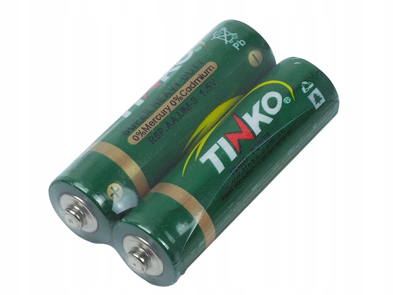 2 szt. Bateria TINKO cynkowa AA/R6 folia.