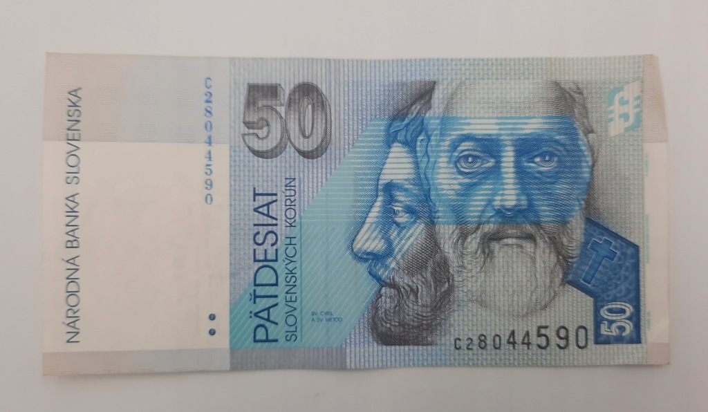 Banknot 50 Koron Słowacja 1995