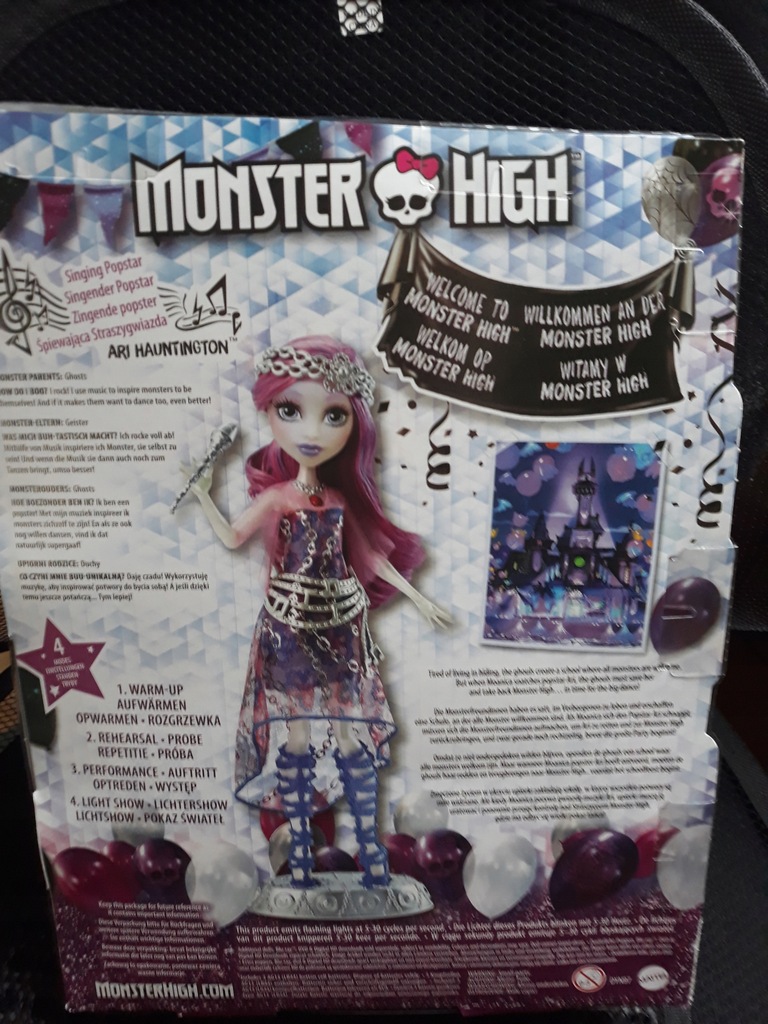 Lalka Śpiewająca Straszygwiazda Monster High