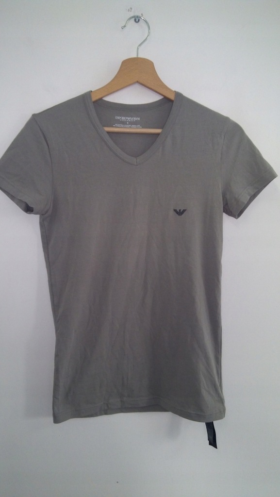 T-4-10-36 EMPORIO ARMANI T-SHIRT DOPASOWANY S