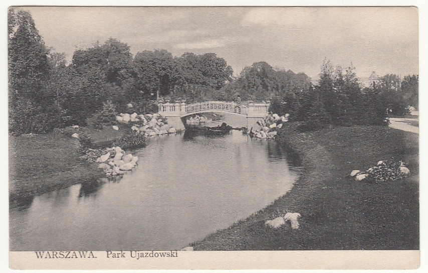 Warszawa - Park Ujazdowski - ok 1910