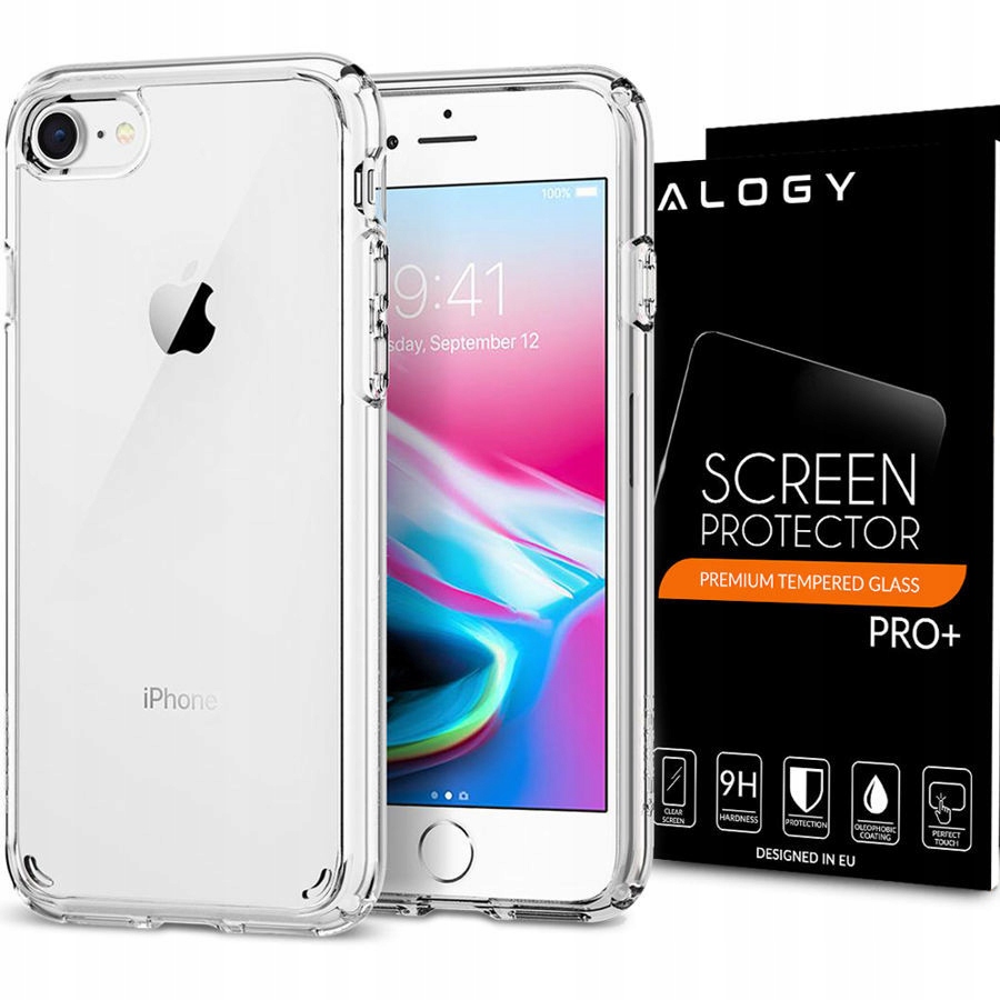 ETUI SPIGEN ULTRA HYBRID DO IPHONE SE 2020 + SZKŁO 10748144112