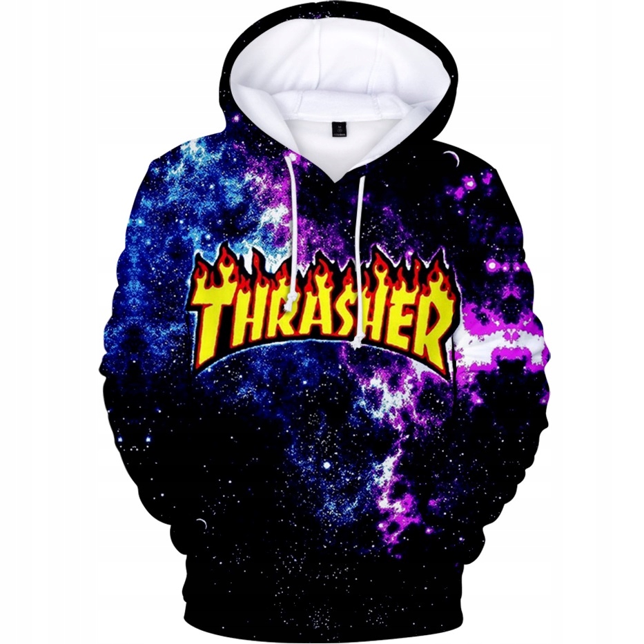 NOWA BLUZA THRASHER 3D GALAXY WSZYSTKIE ROZMIARY 11637573709