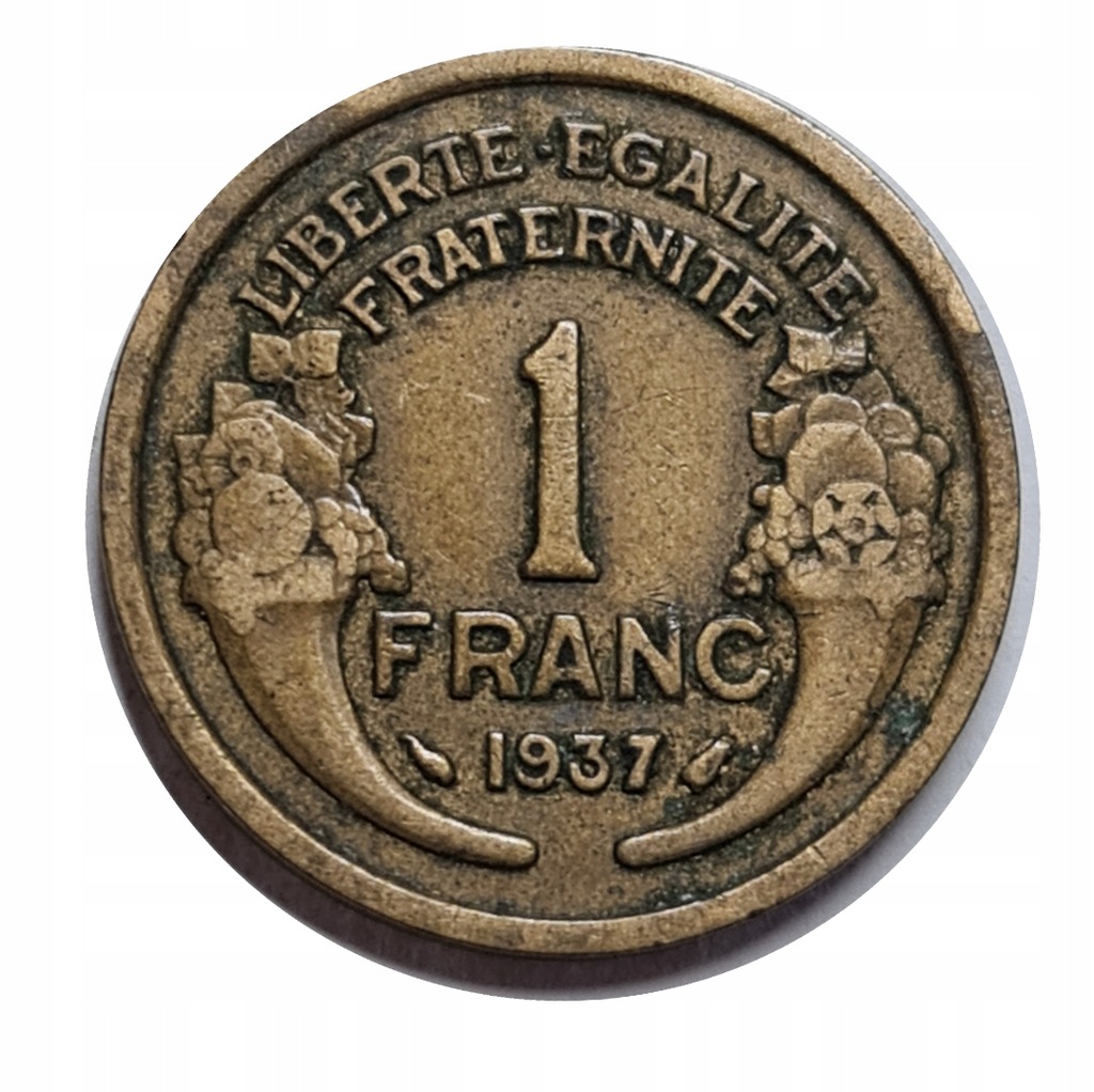 1 frank 1937 Francja