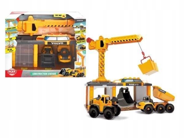 CONSTRUCTION STACJA BUDOWLANA VOLVO, DICKIE TOYS