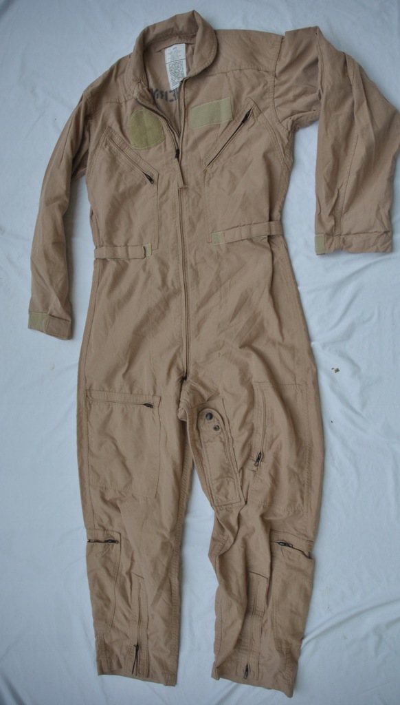kombinezon pilota lotniczy letni beżowy tan us army CWU-27/P 40 R air force