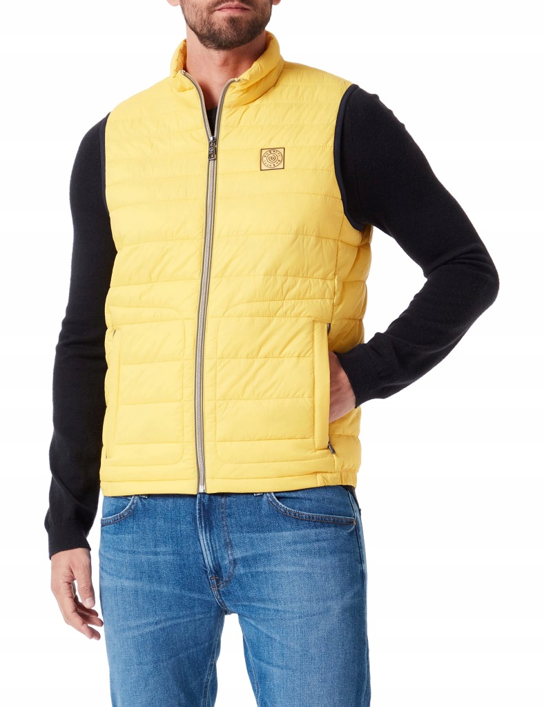 bugatti Męskie kurtki 370100-31220, żółto-610,