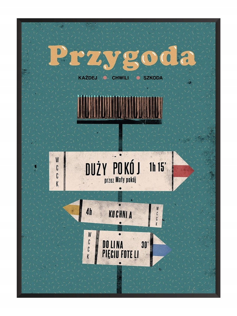 PRZYGODA / Jakub Kamiński / plakat 30x40