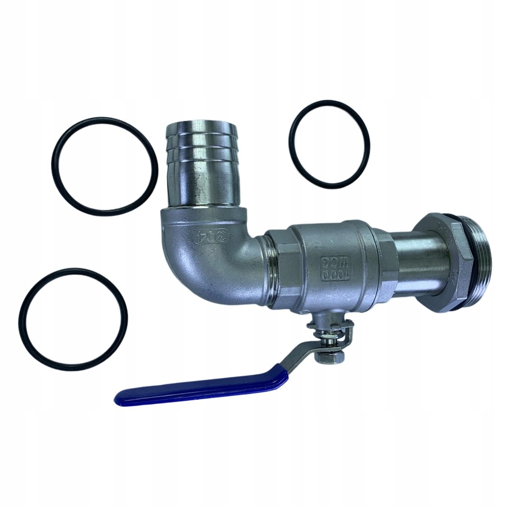 Drum Faucet G2" Fitting Rain Barrel 90 Degree 42mm