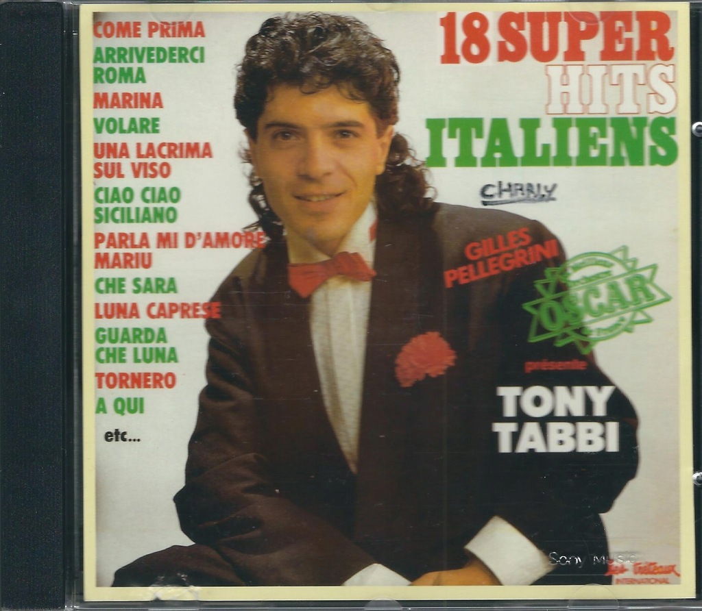 CD Tony (Umberto) Tabbi - 18 Super Hits Italiens (1986) Ciao Ciao Siciliano