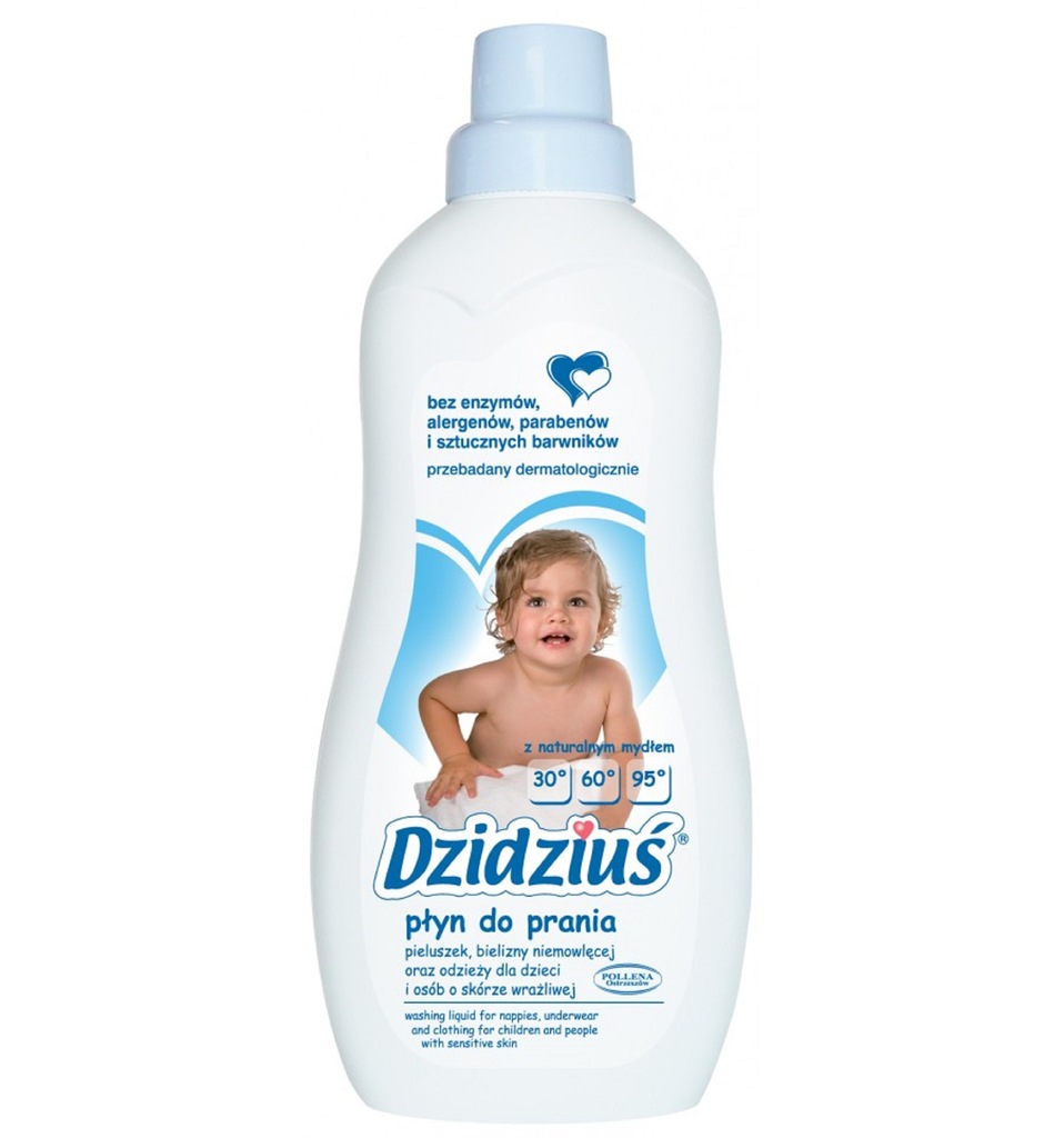 DZIDZIUŚ PŁYN DO PRANIA 750ML HIPOALERGICZNY 0+