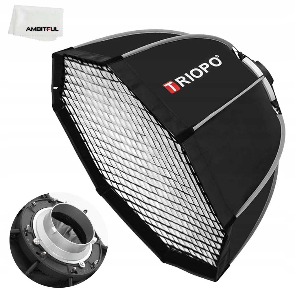 SOFTBOX MODYFIKATOR ŚWIATŁA TRIOPO 90CM OCTAGON