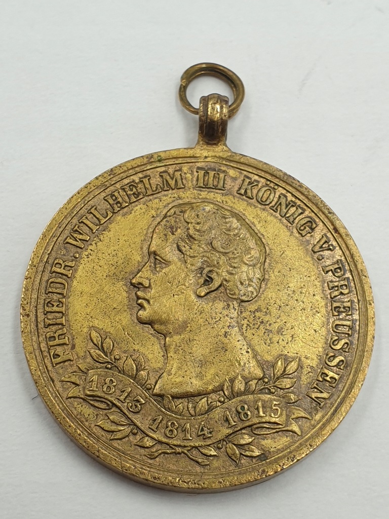 Prusy Medal dla Weteranów Wojen 1813-1815 1863 r.