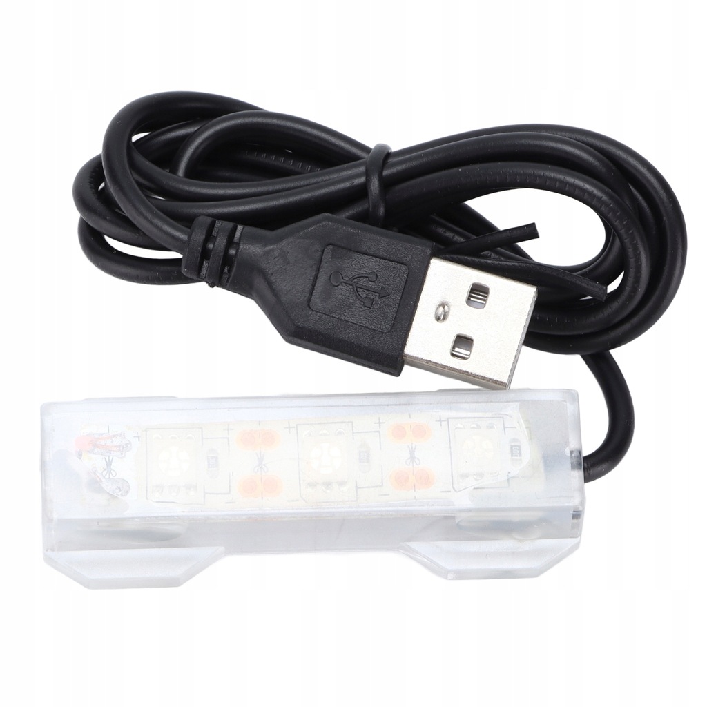 ŚWIETLÓWKA LED NOCNE OŚWIETLENIE LED DO AKWARIUM USB 6X2,2 CM