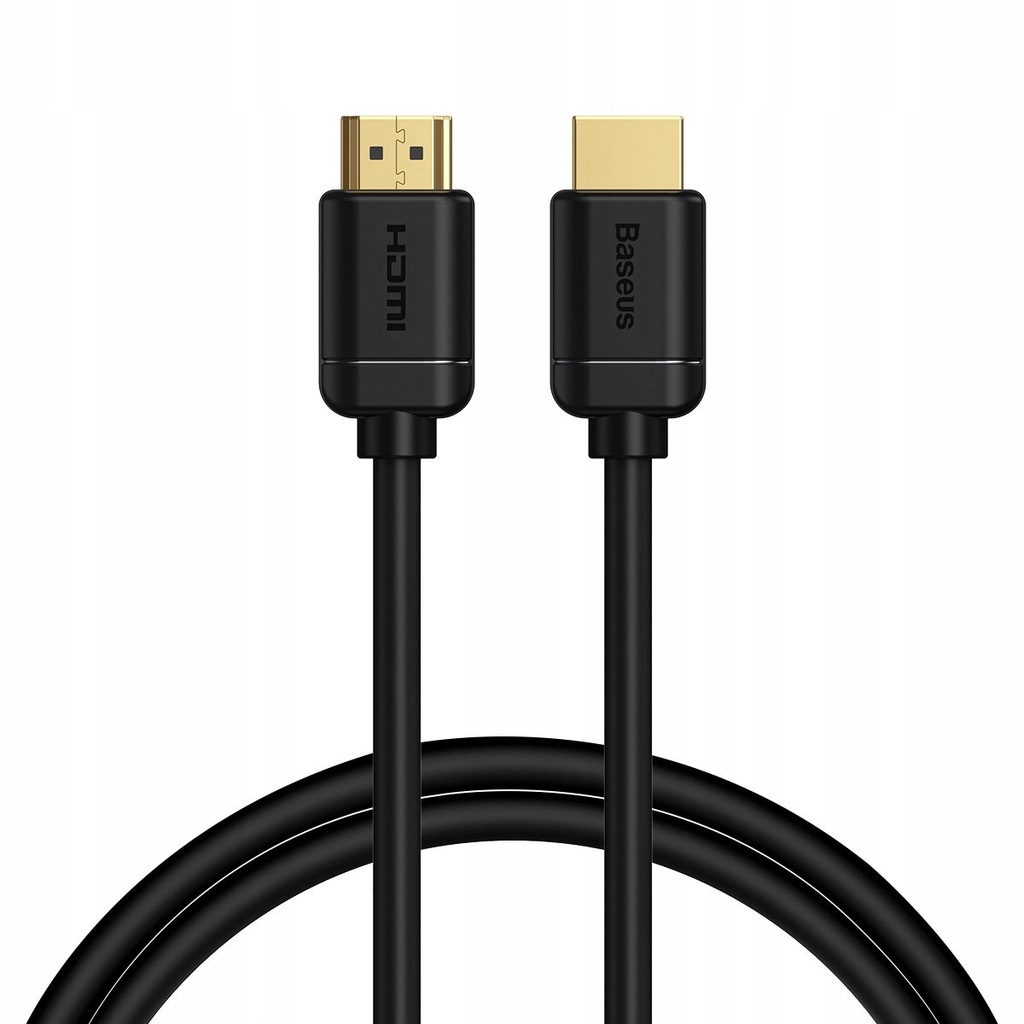 Baseus kabel przewód HDMI 2.0 0.75m czarny (WKGQ03