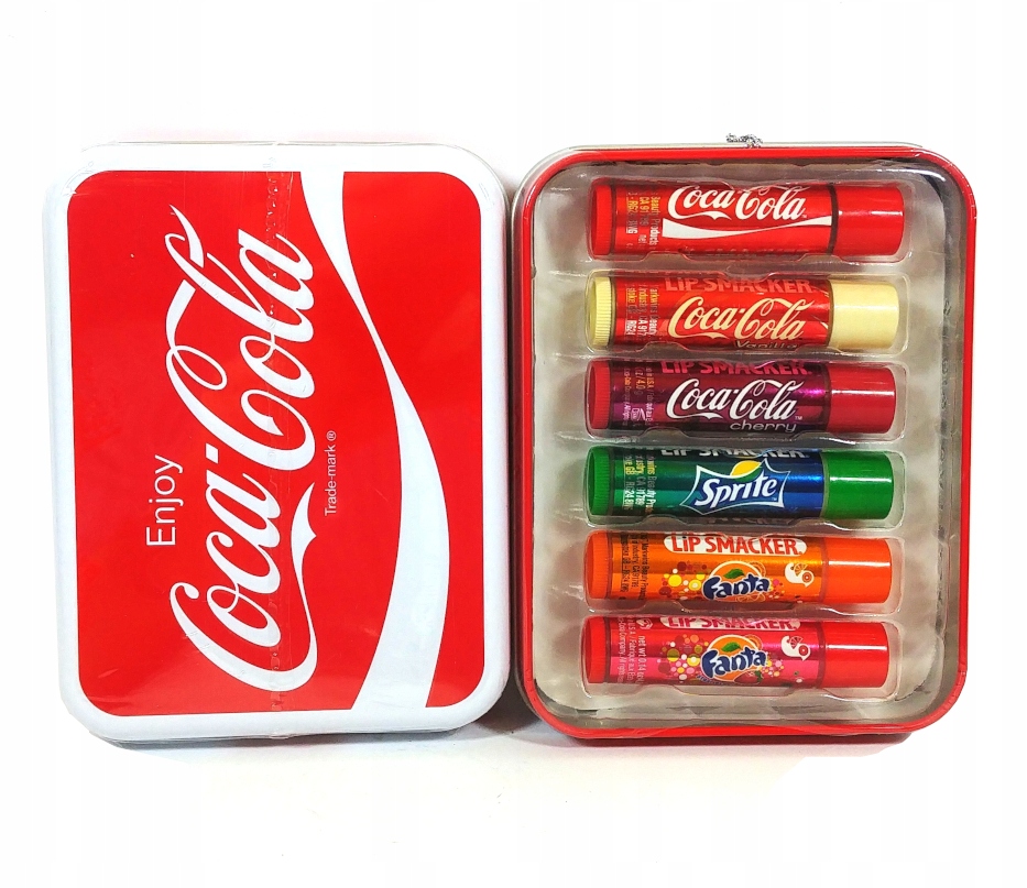 Lip Smacker Coca Cola Fanta Sprite Zestaw Pomadek 8755954740 Oficjalne Archiwum Allegro