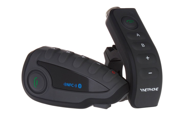 Interkom motocyklowy VNETPHONE V8 bluetooth NFC FM