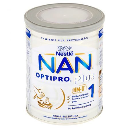 NAN OPTIPRO PLUS 1 HM-O Mleko początkowe 800g