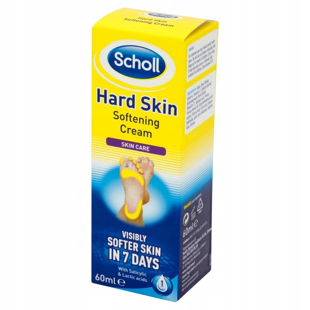 Scholl Krem zmiękczający twardą skórę stóp 60ml