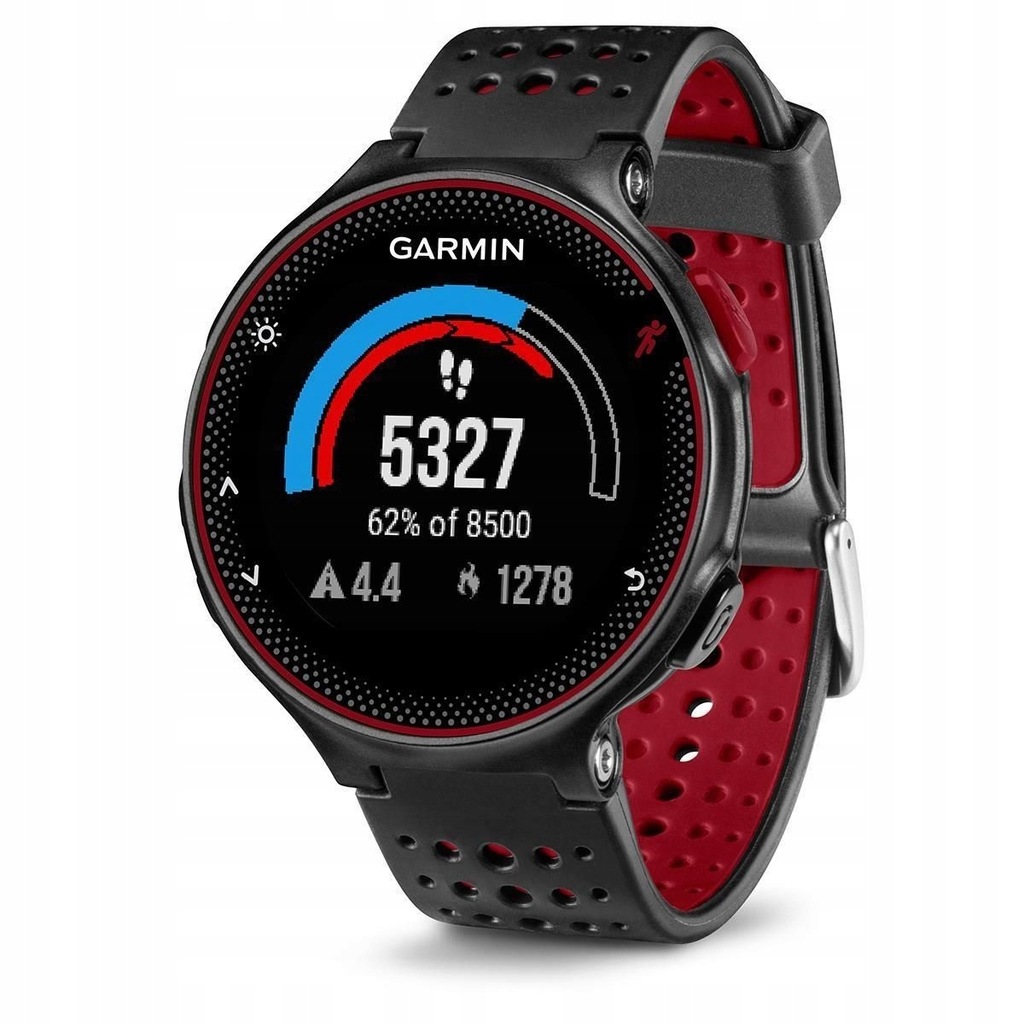 Smartwatch Garmin Forerunner 235 HR czarno-czerwon