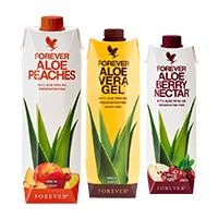 3x Forever Aloe sok aloesowy 1l 3 smaki