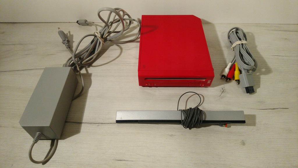 Konsola Nintendo Wii RVL-101 25th anniversary Czerwona Red
