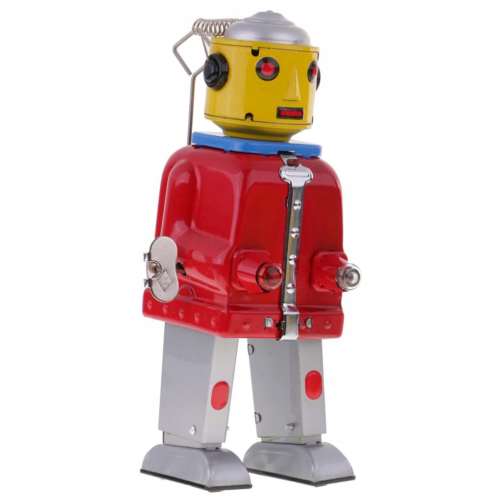 Mechanical Tin Toys Walking Robot Clockwork Metal