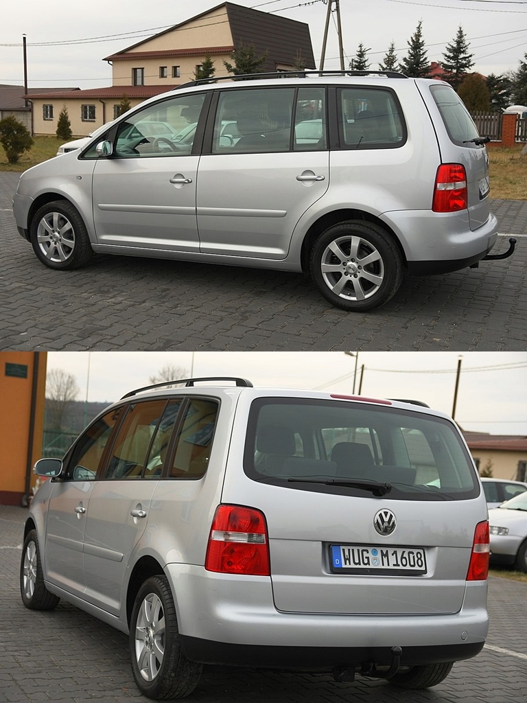 VW TOURAN 1.9 TDI 105KM_Z Niemiec_7 osób_ZADBANY