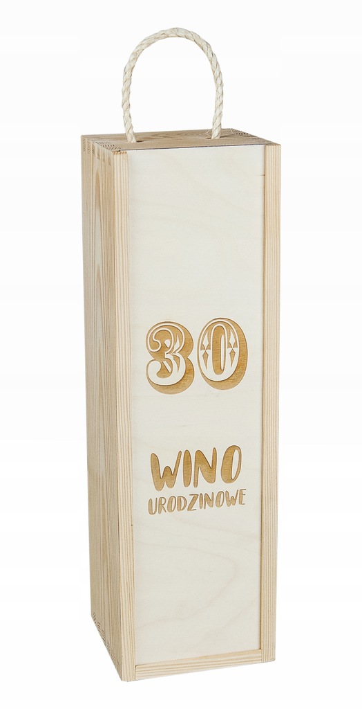 Skrzynka Pudełko na wino Prezent 30 Urodziny 8-A