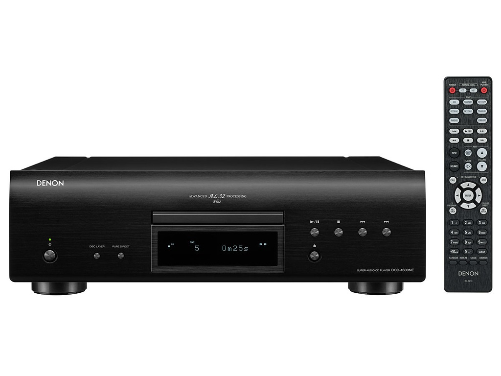 Купить Denon DCD-1600NE BK DSD 32-битный CD/SACD-плеер: отзывы, фото, характеристики в интерне-магазине Aredi.ru